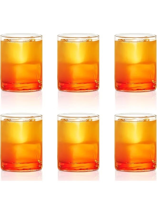 Drinking Glasses, 10 Oz, Set of 6, BPA Free, Water Glasses for 6, Clear Lightweight & Durable Borosilicate Glass, Odor Resistant, Dishwasher Safe, Glasses for Juice 6.5cm*8cm - Image 2